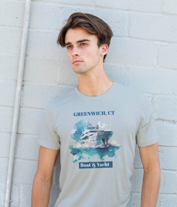 Greenwich, CT  Boat and Yacht - T-shirt - Image 3